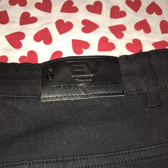 Black with blue paint spatter print evolves premium denim jeans (40) - Picture 10 of 10